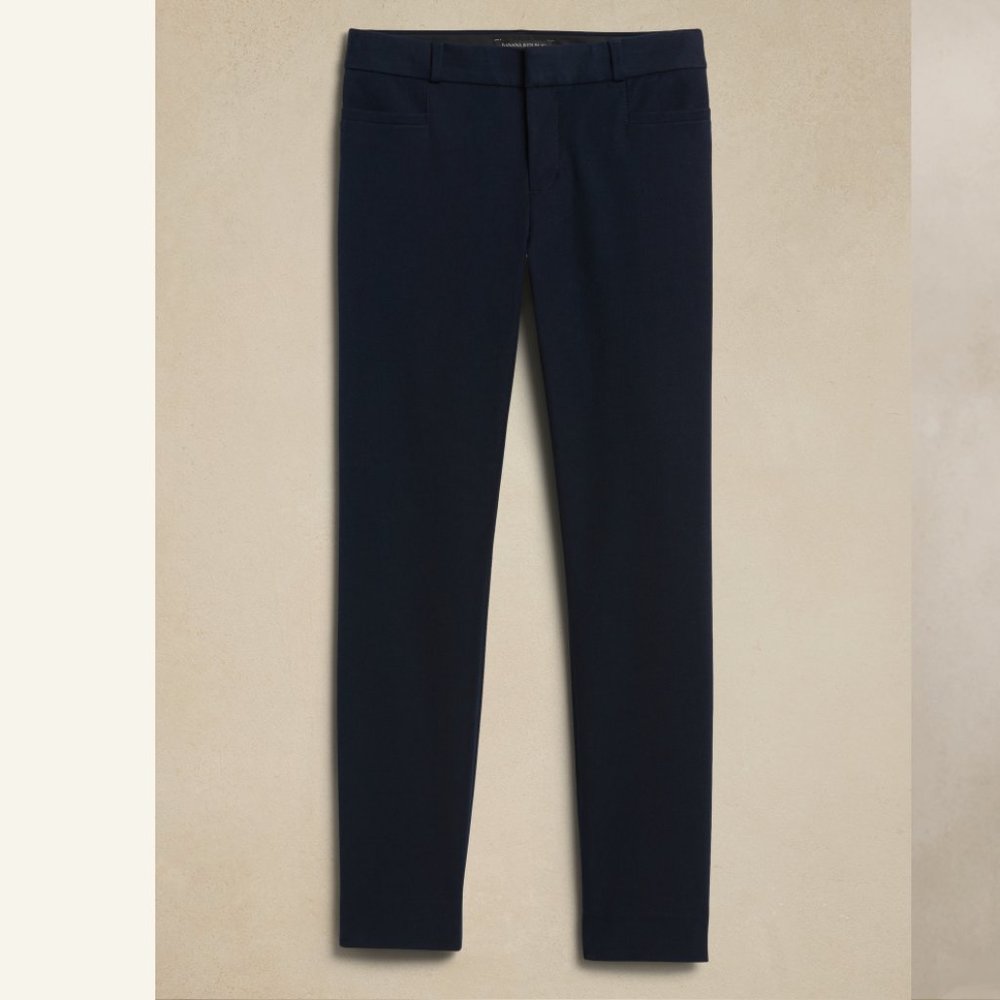 Banana Republic - Skinny Sloan Slacks/Pants/Trousers, Size:10P,  Color: Navy